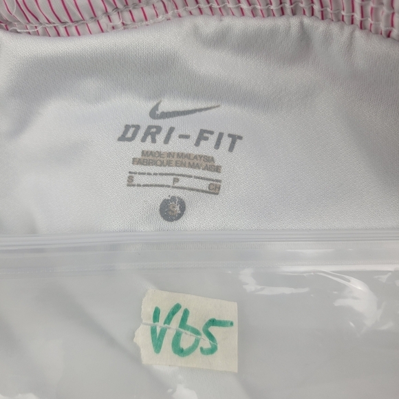Nike lined Dri-Fit striped coral jersey insert athletic running shorts Size smal - Picture 5 of 5